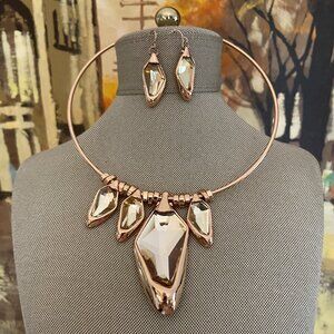 RLM SOHO Robert Lee Morris Choker & Earrings Set: Fashion Jewelry